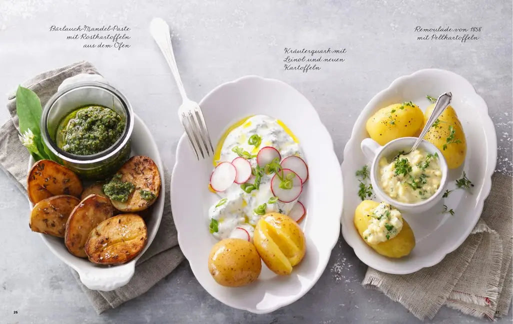 Entdecke die Vielfalt der deutschen Gemüseküche mit "Deutschland vegetarisch" - Traditionelle Rezepte ohne Fleisch und Fisch, die begeistern und glücklich machen!" (Vegetarische Länderküche) Brandstätter Verlag