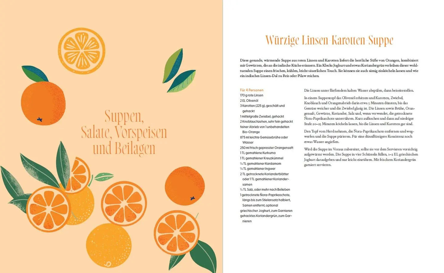 Orangen Kochbuch-Deutscher Kochbuchpreis 2024 SILBER - über 80 Rezepte mit der vielseitigen Zitrusfrucht–Süß & Herzhaft: Entdecken Sie Orangenaromen und Tipps zu Orangensorten ars vivendi
