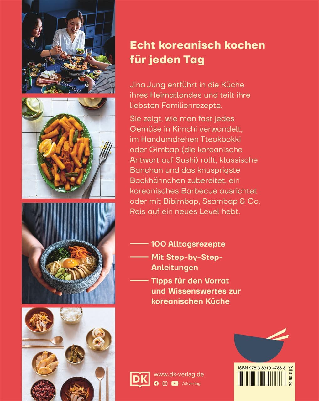 Koreanische Küche: 100 Rezepte für Bibimbap, Kimchi & Co.