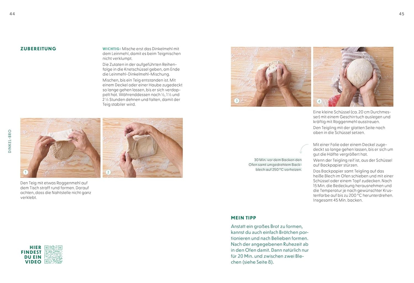 Kneten, Backen, gut!: Entspannt Brot backen auch ohne Waage. Mit Video-Tutorials