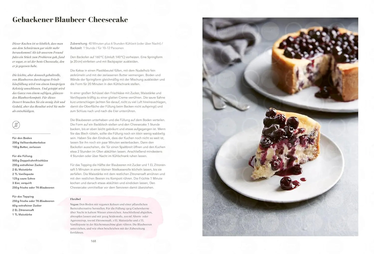 The Flexible Baker - 75 wandelbare Backrezepte für glutenfreie, laktosefreie, vegane oder nussfreie Varianten. Das Backbuch für vegane Kuchenrezepte, glutenfrei backen, laktosefrei backen und mehr! Stiebner