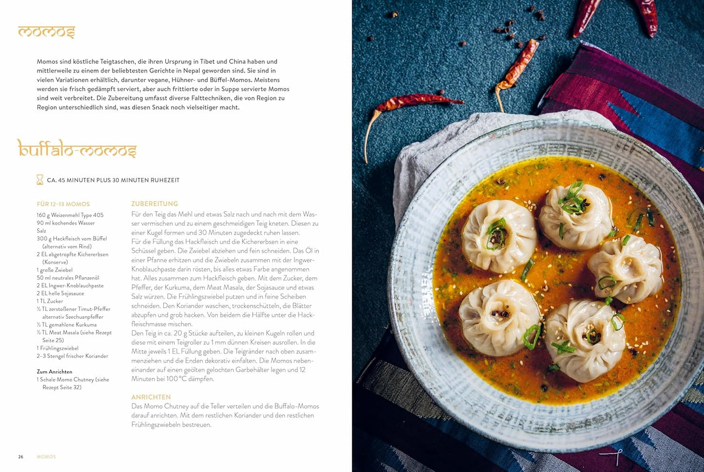 Nepal. Das Kochbuch; Dal, Currys und Momos: Rezepte und Geschichten aus der asiatischen Gewürzküche
