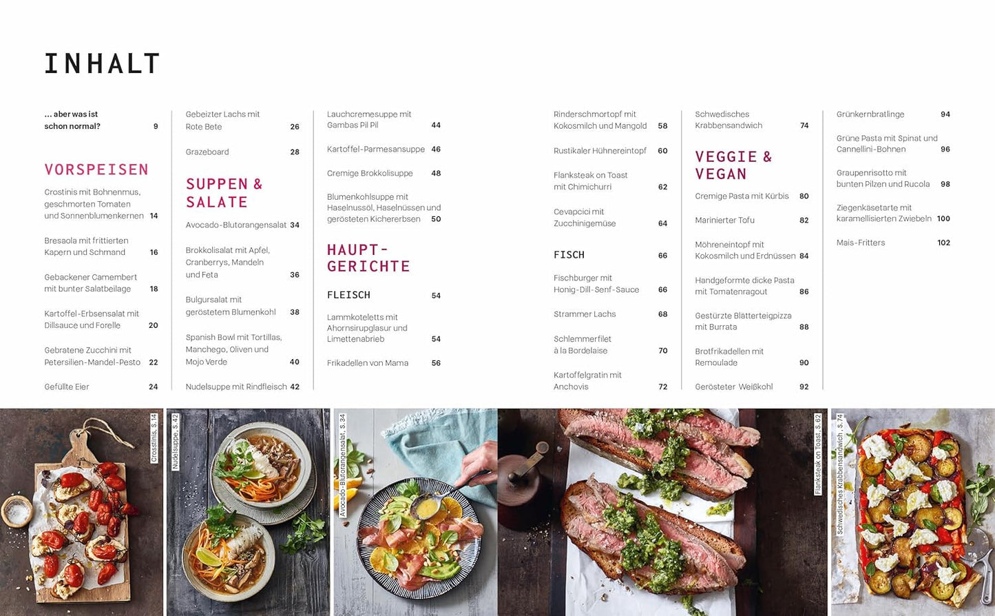 Ein normales Kochbuch ... aber was ist schon normal?: Raffiniert – Authentisch – Superlecker kochen: Gestürzte Blätterteigpizza mit Burrata, Flanksteak on Toast mit Chimichurri