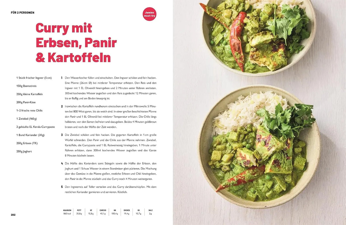 Fast Food: Gut kochen in 20 Minuten. 120 nährstoffreiche Rezepte. Easy machbar mit maximal 10 Zutaten. Jamies unschlagbare 20-Minuten-Gerichte