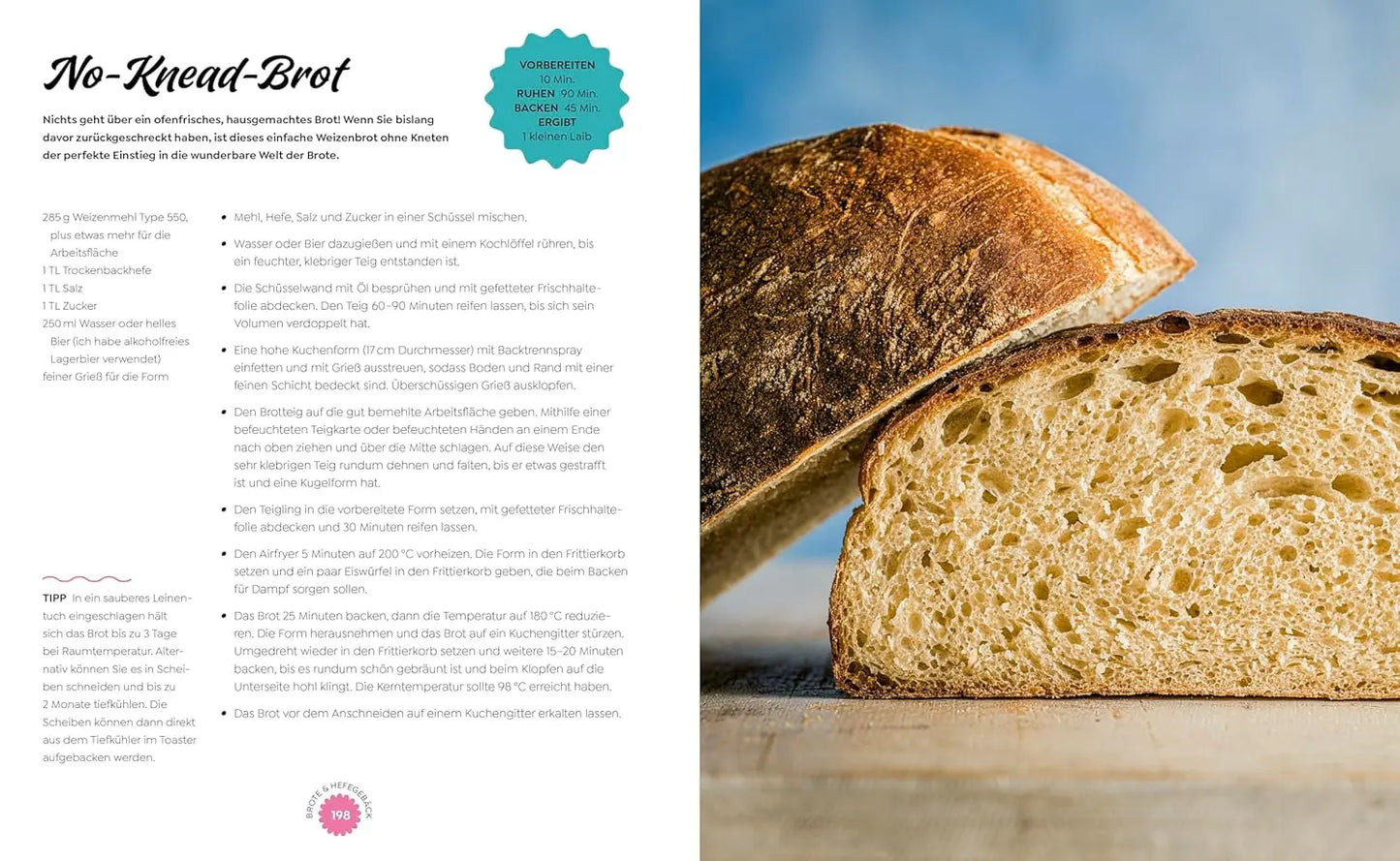 Easy Backen mit dem Airfryer: Über 80 süße und herzhafte Rezepte für Kuchen, Kekse, Brote & Co. Südwest