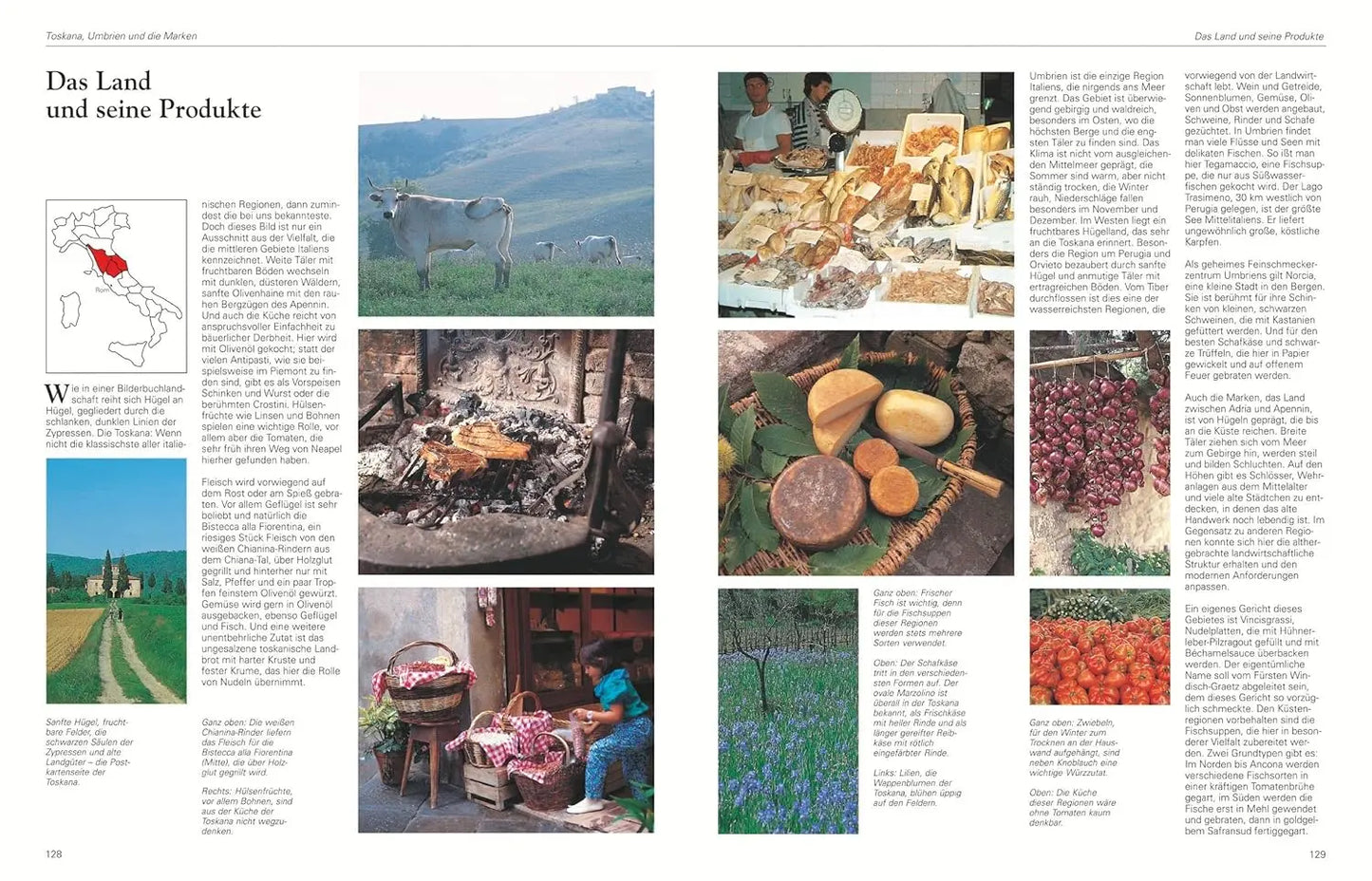 Die echte italienische Küche - Typische Rezepte und kulinarische Impressionen aus allen Regionen Gräfe und Unzer