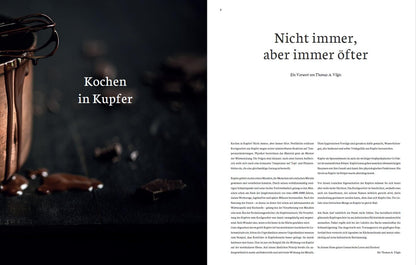 Kochen in Kupfer, Material - Rezepte - Genuss