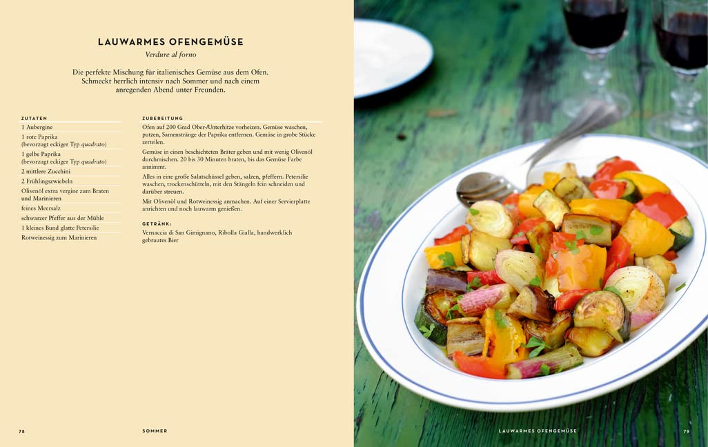Italien Vegetarisch: 150+ authentische Rezepte von Parmigiana bis Minestrone – Vegetarische und vegane Gerichte für jede Jahreszeit, frisch, traditionell und unwiderstehlich von Claudio Del Principe