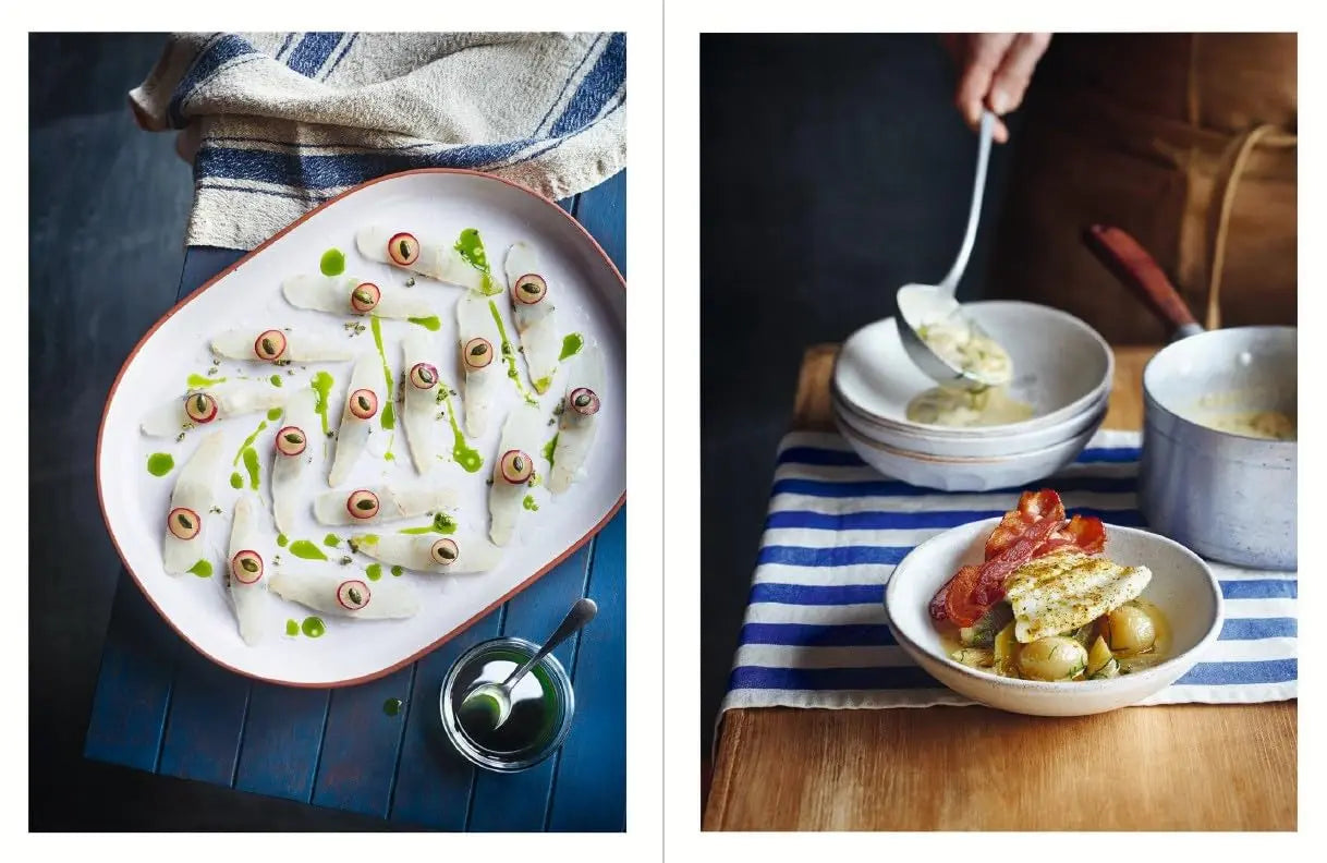 Fisch: Fisch & Meeresfrüchte richtig zubereiten: Das Grundlagenkochbuch mit 80 Rezepten – Techniken, Warenkunde & nachhaltiger Genuss vom Alltag bis ... Anlass: Grundlagen - Zubereitung - Rezepte