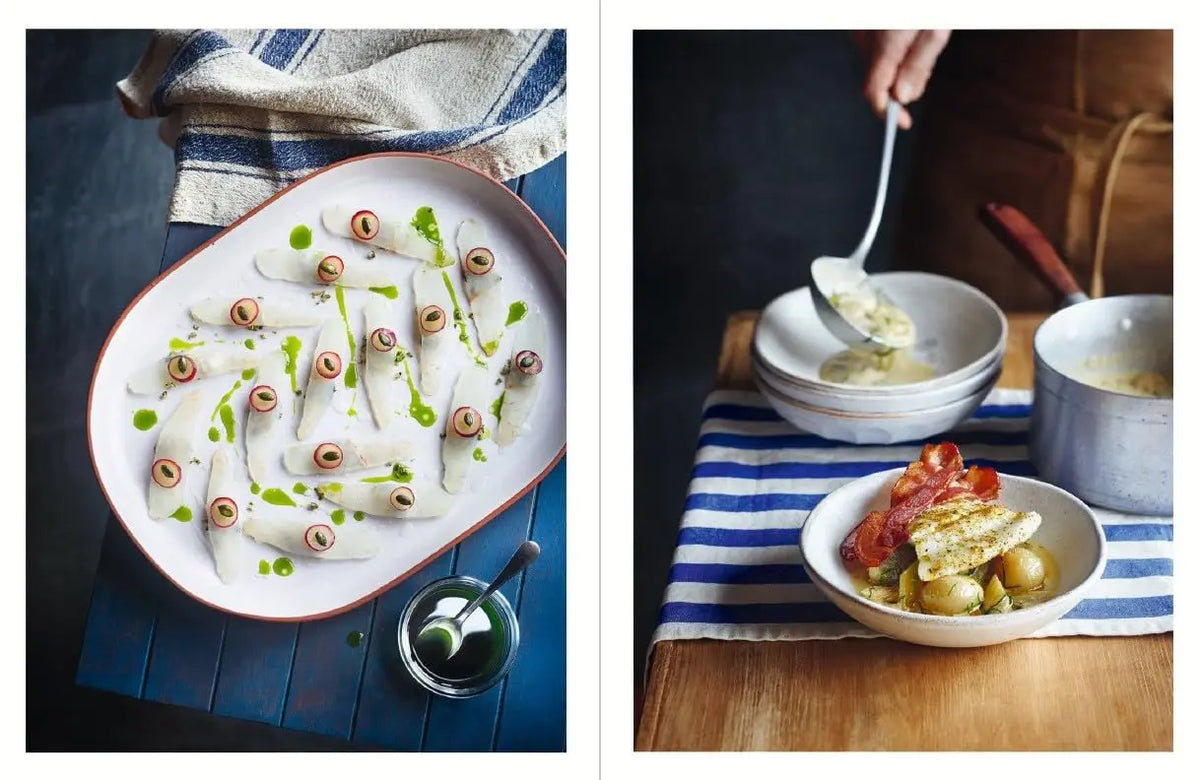 Fisch: Fisch & Meeresfrüchte richtig zubereiten: Das Grundlagenkochbuch mit 80 Rezepten – Techniken, Warenkunde & nachhaltiger Genuss vom Alltag bis ... Anlass: Grundlagen - Zubereitung - Rezepte