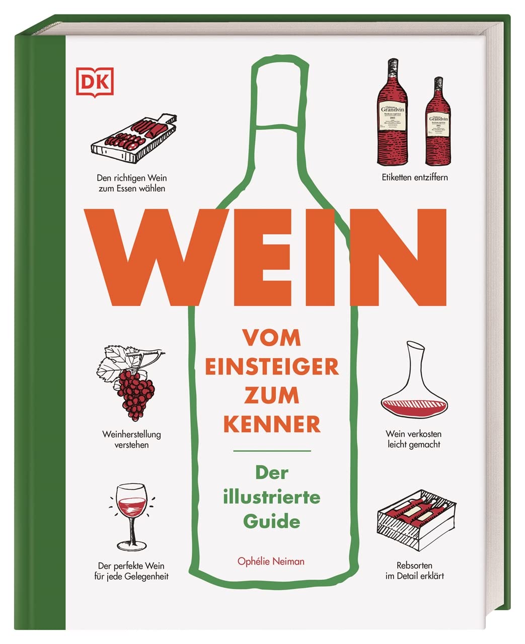 Wein: Vom Einsteiger zum Kenner. Der illustrierte Guide. Verstehen, kaufen, verkosten und pairen: Der umfassende Wein-Grundkurs. Weinwissen einfach und humorvoll vermittelt DK Verlag Dorling Kindersley