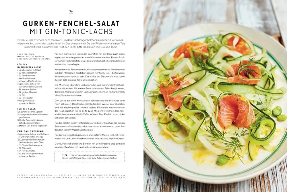 Gemüse & Fisch: 80 perfekt kombinierte Genießerrezepte. Sowohl Fisch Rezepte als auch Gemüse Rezepte neu gedacht und innovativ in Szene gesetzt. Ausgezeichnet mit dem Deutschen Kochbuchpreis