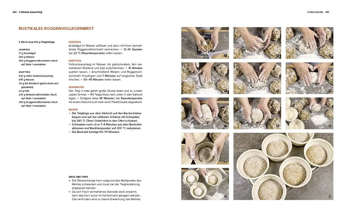 Baking next level mit Roggen: Perfektes Brot mit Roggensauerteig Becker Joest Volk Verlag