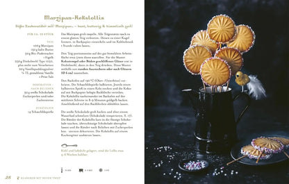 Christmas Cookie Box: Plätzchen zum Verschenken und Genießen. Edles Weihnachtsbackbuch mit Lesebändchen und Goldschnitt. Mit 50 leckeren Plätzchen-Rezepten