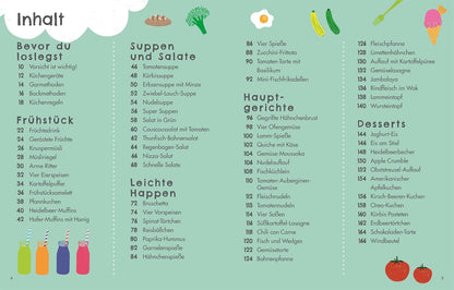 Die Kochschule für Kids - 150 superleckere Rezepte. Schritt für Schritt Kochen und Backen lernen für Kinder ab 7 Jahren