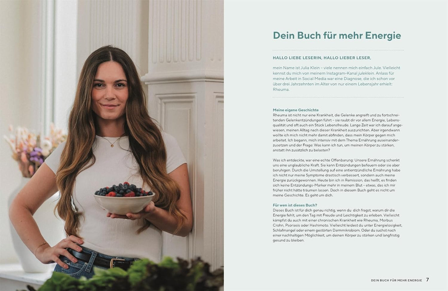 Neustart Ernährung: Meine Rezepte für mehr Energie. Wissenschaftlich fundiert – einfach umsetzbar. Entzündungshemmende Ernährung für alle. Von Jule Klein