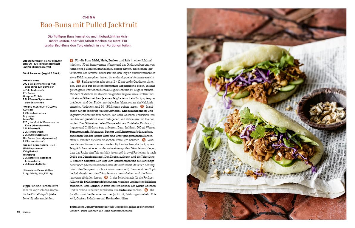 Deftig Vegan Asien: Rezepte aus den Ländern der Garküchen mit veganen Gerichten aus Japan, Vietnam, Thailand und China - aus der Erfolgsreihe "Deftig ... asiatische Gerichte - Von Japan bis Vietnam