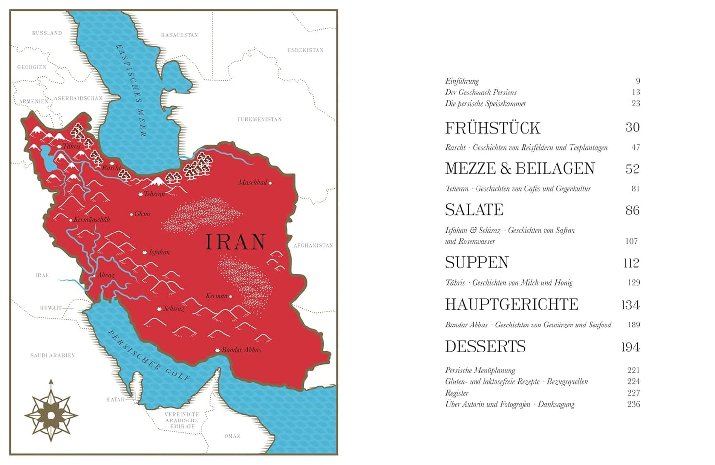 Die Küche Persiens -  Eine kulinarische Reise