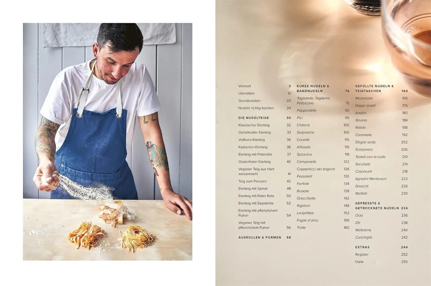 Pasta Masterclass - Das Pasta-Kochbuch von „The Pasta Man“ Mateo Zielonka mit Anleitungen für 30 Nudelsorten und 40 leckeren Rezepten. DK Verlag Dorling Kindersley