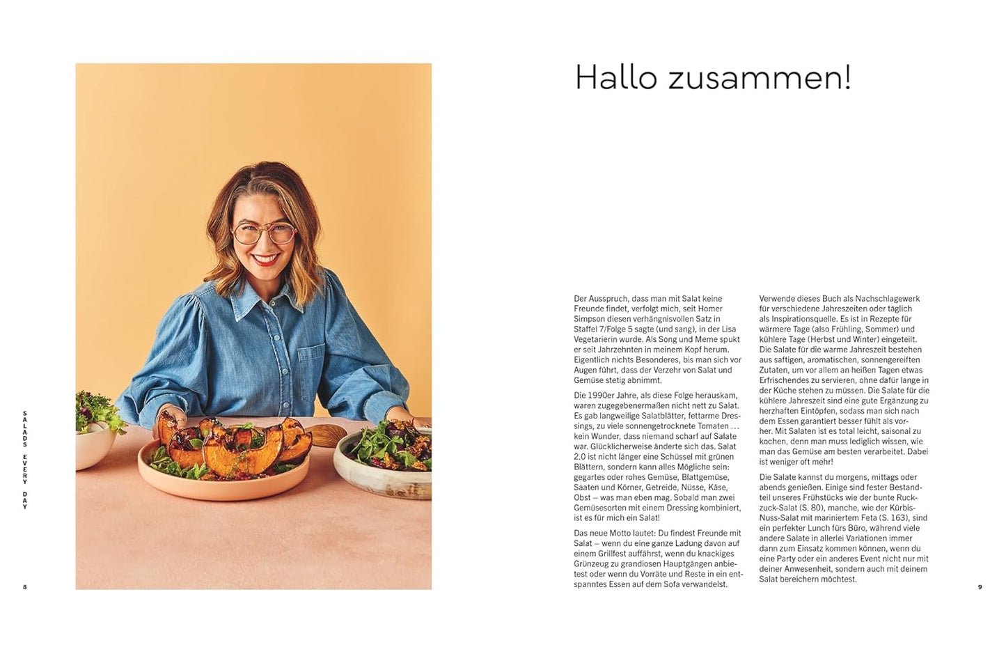 Salads every day: 80 Rezepte für warme und kalte Tage. Kreative Salatvielfalt, schnell, einfach und immer köstlich