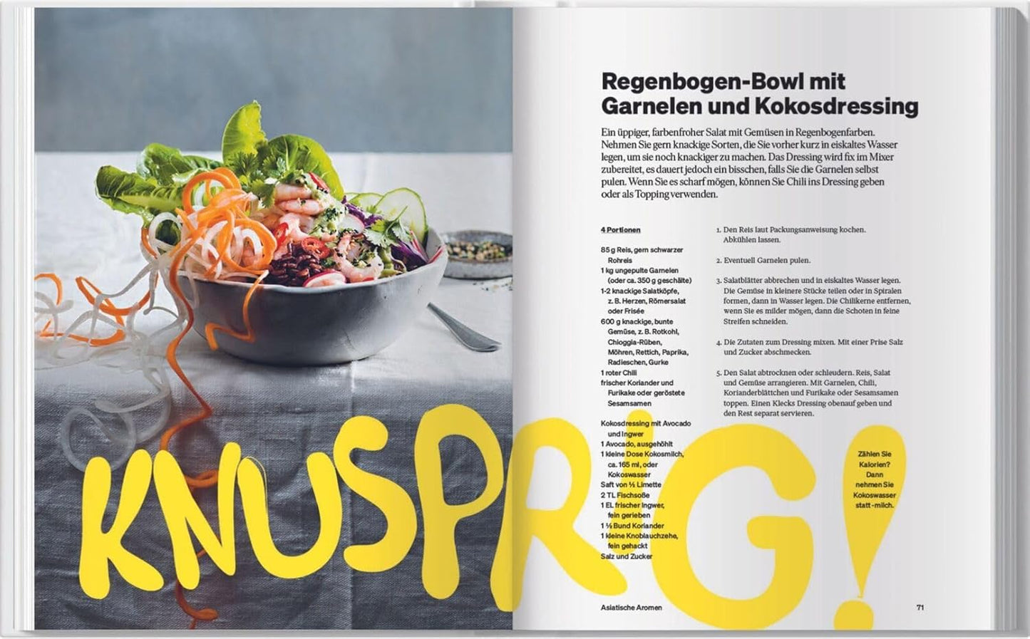 Knaller-Salate: Salat als perfekte Mahlzeit. Altbekannte Klassiker neu interpretiert. Salat-Kochbuch mit den besten herzhaften und süße Rezepten und Salat-Dressings: für Alltag, Party und zum Grillen