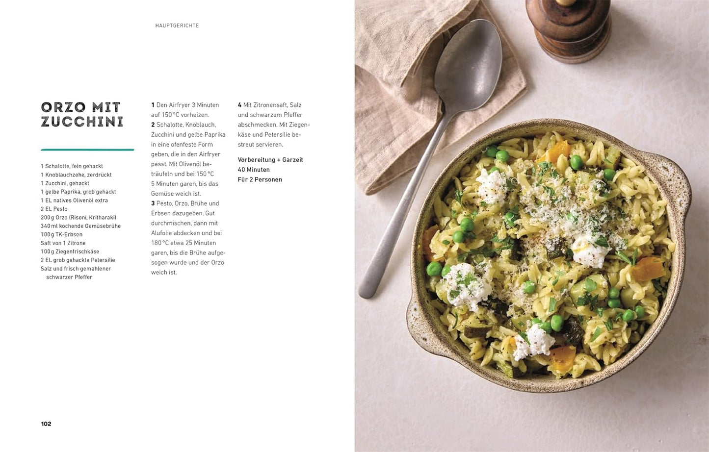 Das ultimative Veggie Airfryer Kochbuch: 75 vegetarische und vegane Rezepte, die Zeit, Fett & Energie sparen. Easy Gerichte aus der Heißluftfritteuse (Ultimativ kochen)