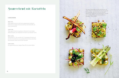 Grünes Smørrebrød - Nordisch, vegan und voller Geschmack. 80 Rezepte für pflanzliche Brotzeit. Ideen für belegte Brote und die Brotzeitplatte. Brotzeit vegan mal anders!