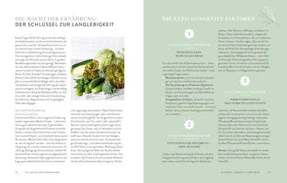 Das Keto-Longevity-Prinzip: Wie Sie mit ketogener Ernährung länger jung und gesund bleiben. Longevity-Ratgeber von Ernährungsmedizinerin Dr. Brigitte ... Keto-Rezepten für gesundes Altern