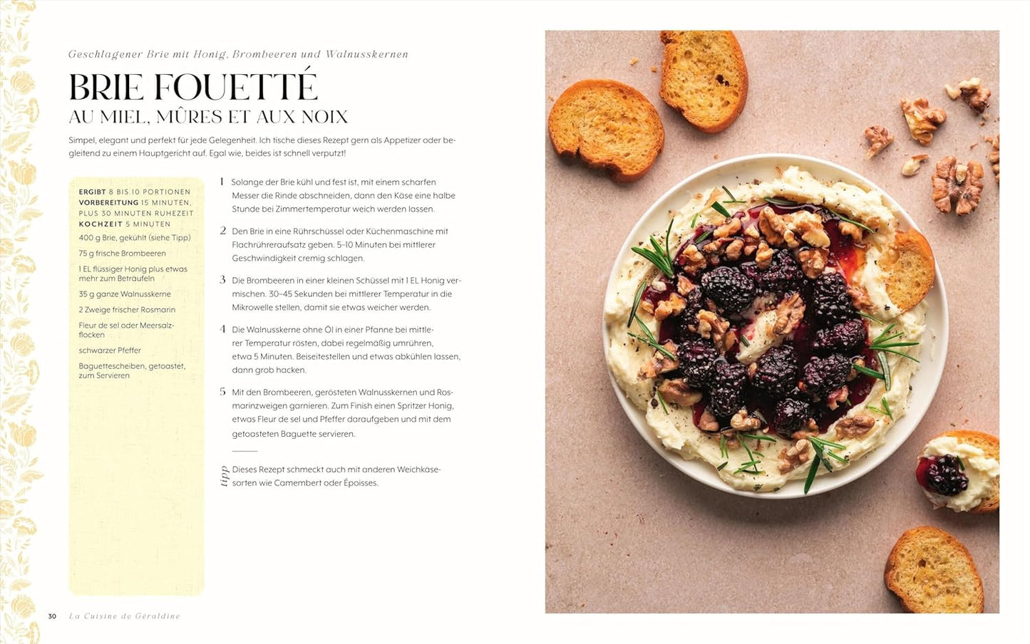 La Cuisine de Géraldine. Die junge französische Küche: Gesunde und einfache Rezepte mit French Flair