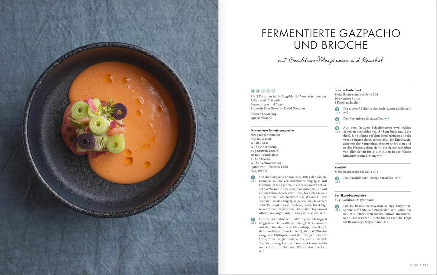 Vegan Fine Dining - Saisonale Kochkunst mit Stil