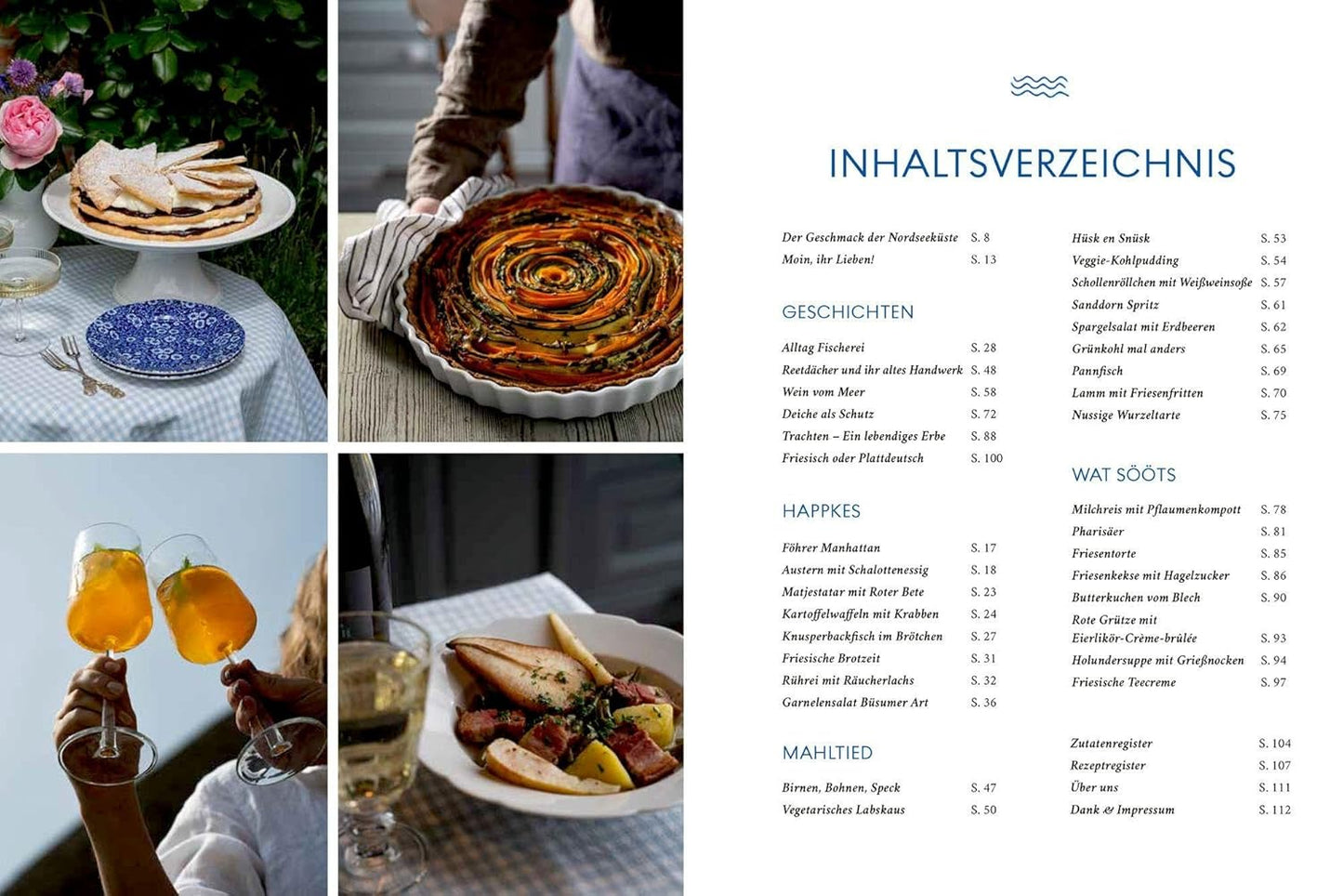 MOIN - Küstenküche, Friesentorte und Labskaus – maritime Genussmomente für zu Hause — Rezepte und Geschichten Hölker Verlag