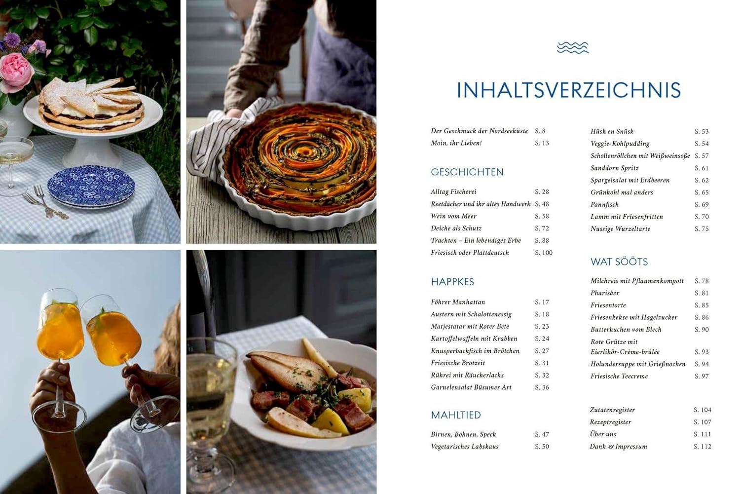 MOIN - Küstenküche, Friesentorte und Labskaus – maritime Genussmomente für zu Hause — Rezepte und Geschichten Hölker Verlag