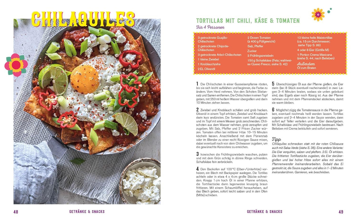 Fiesta – Das Mexiko-Kochbuch – mit edler Ausstattung und Farbschnitt: Enchiladas, Tacos & Guacamole: Rund 100 authentische Rezepte – mit Reisereportagen und stimmungsvollen Impressionen