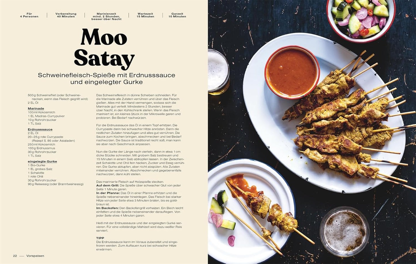 Thai Kitchen: 100 Rezepte aus der Thailändischen Küche. Von Pad Thai über Thai Curry bis Tom Kha Gai