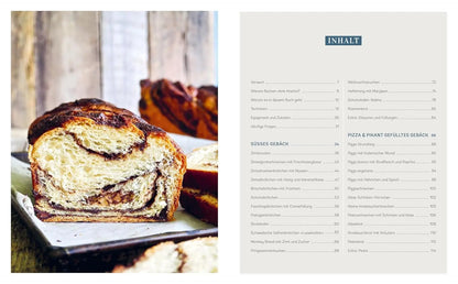 Zimtschnecke und Dinkelbrot.: Backen ohne Kneten. Süßes Gebäck und Brot backen mit Hefe. Backbuch mit Ideen vom Zimtschnecken Rezept, No Knead Bread und Pizzateig über Nacht bis herzhaftes Hefegebäck Stiebner