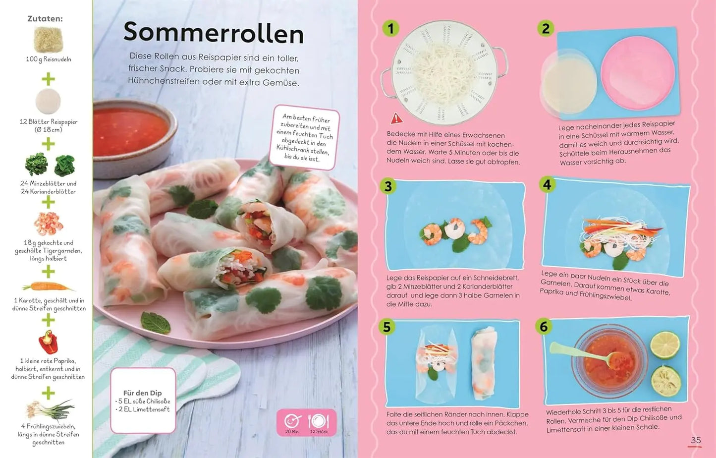 Meine erste Kochschule: Kochen und Backen für Kids. Der Kinderkochbuch-Bestseller mit über 50 leckeren Rezepten. Für Kinder ab 6 Jahren DK Verlag Dorling Kindersley