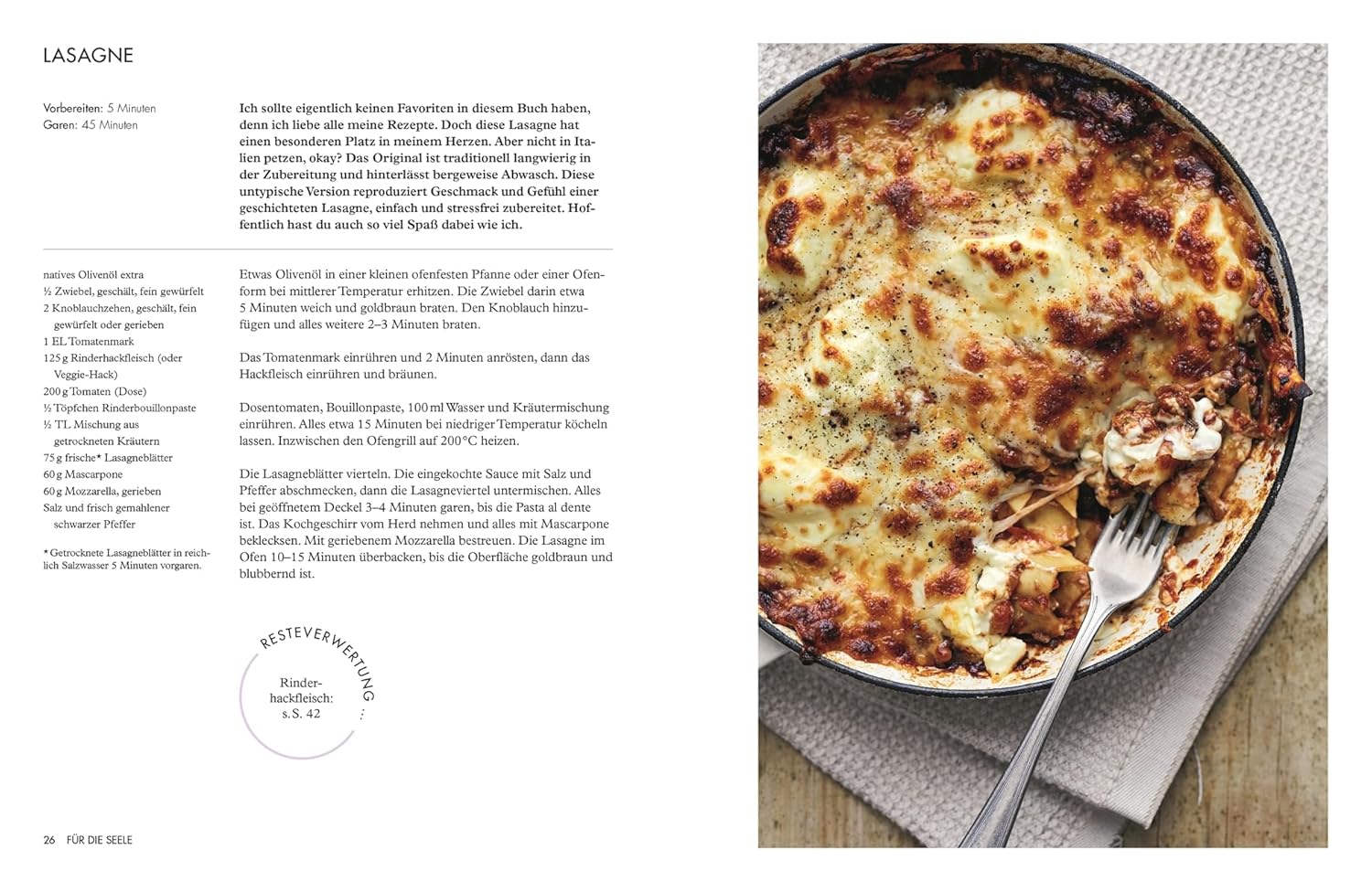 One Pot, One Portion: Einfache und schnelle Rezepte nur für dich. Köstliche One-Pot-Gerichte für eine Person. Kochen mit wenig Aufwand und Abwasch DK Verlag Dorling Kindersley