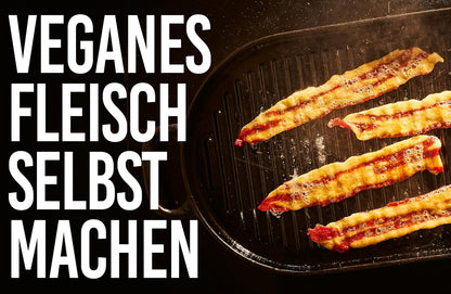 BOSH! Fleisch vegan – Fake your Meat!: Fleischersatz selbst herstellen mit über 100 Rezepten: Von Chicken Teriyaki bis BBQ Burger, Garnelen-Curry und vielem mehr!