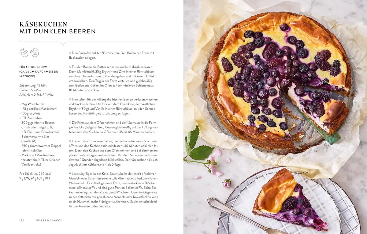Das Keto-Longevity-Prinzip: Wie Sie mit ketogener Ernährung länger jung und gesund bleiben. Longevity-Ratgeber von Ernährungsmedizinerin Dr. Brigitte ... Keto-Rezepten für gesundes Altern