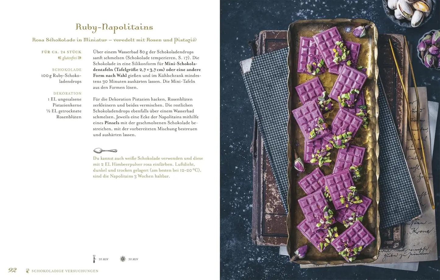 Christmas Cookie Box: Plätzchen zum Verschenken und Genießen. Edles Weihnachtsbackbuch mit Lesebändchen und Goldschnitt. Mit 50 leckeren Plätzchen-Rezepten