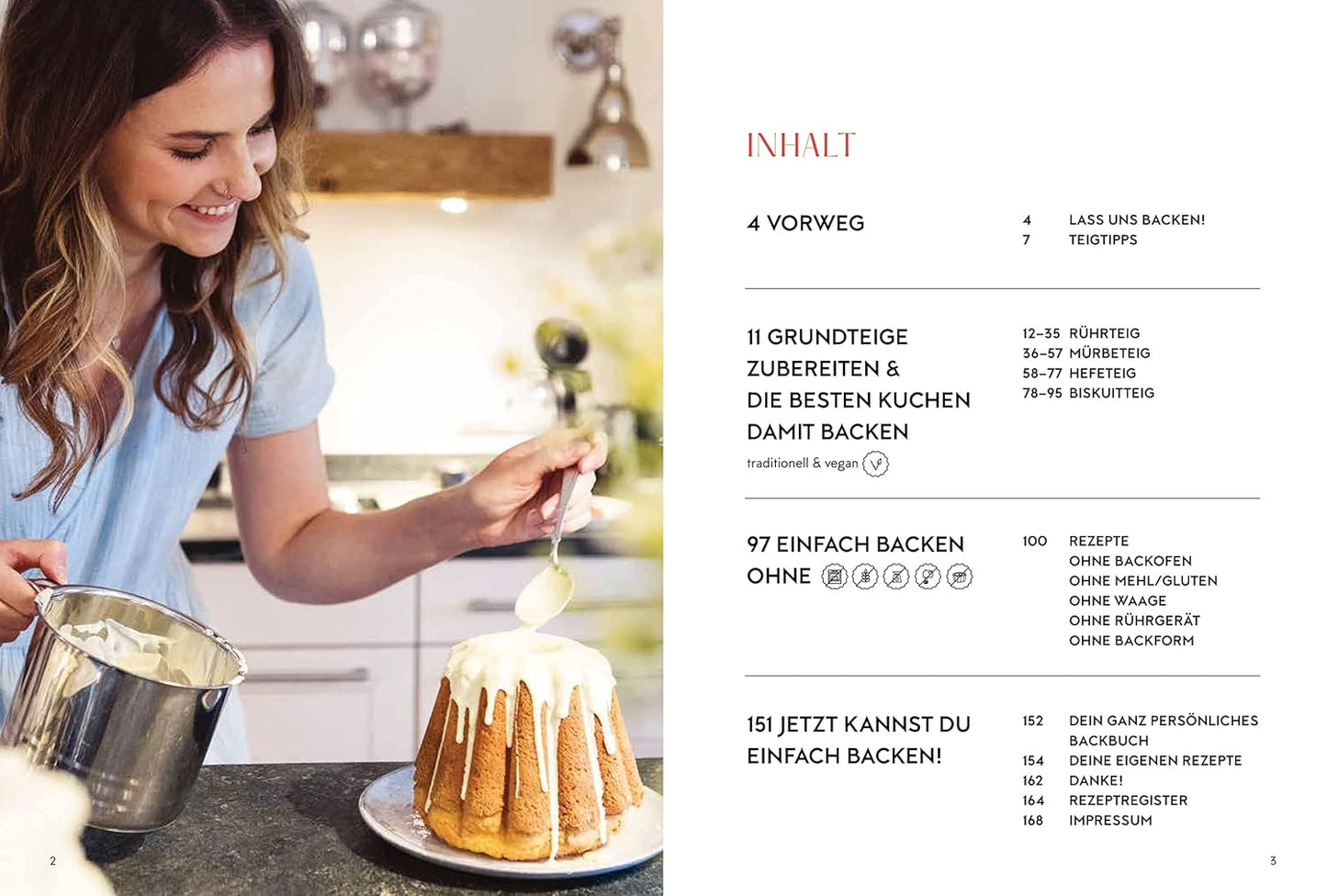 Teigliebe: Kuchen für alle! Ob klassisch, vegan, glutenfrei oder ohne Backofen. Backen für Anfänger. Einfache und schnelle Kuchen-Rezepte