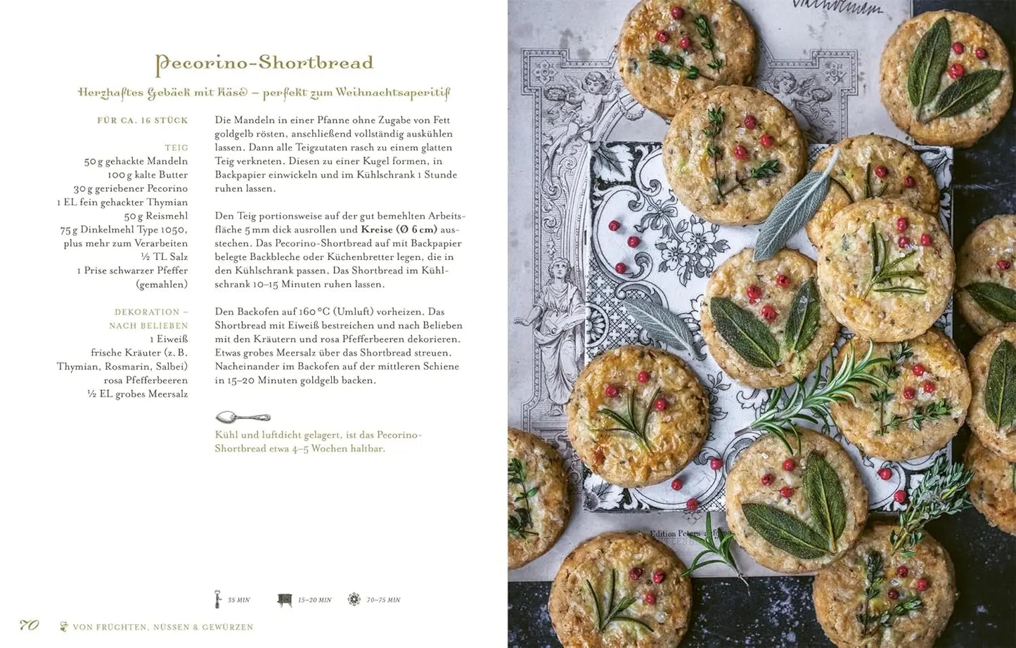 Christmas Cookie Box: Plätzchen zum Verschenken und Genießen. Edles Weihnachtsbackbuch mit Lesebändchen und Goldschnitt. Mit 50 leckeren Plätzchen-Rezepten