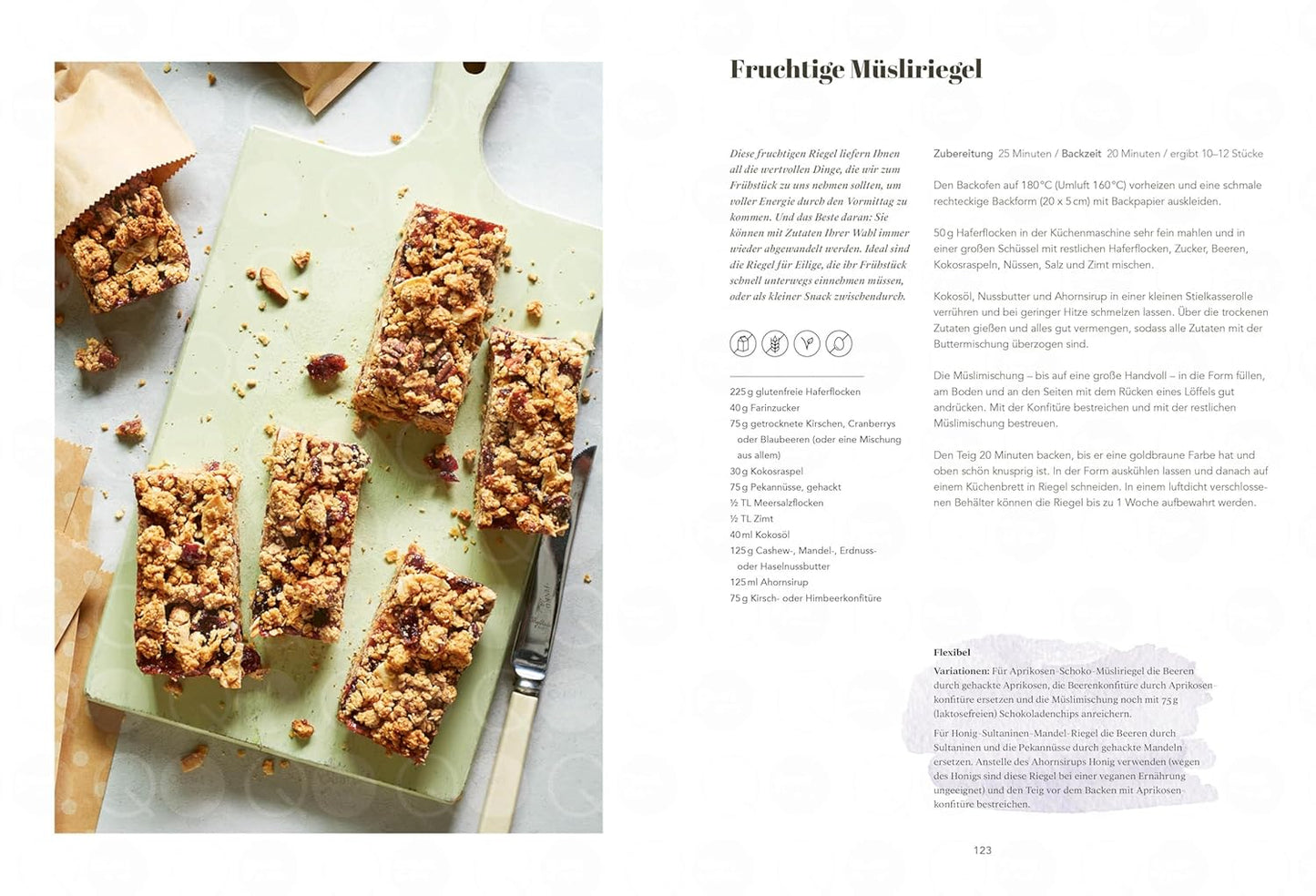 The Flexible Baker - 75 wandelbare Backrezepte für glutenfreie, laktosefreie, vegane oder nussfreie Varianten. Das Backbuch für vegane Kuchenrezepte, glutenfrei backen, laktosefrei backen und mehr!