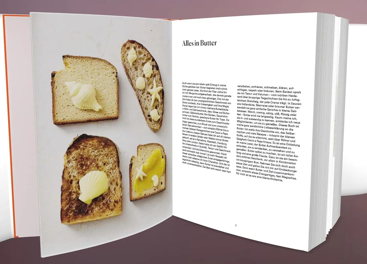Butter: Die Kunst des Einfachen – Kochen und backen mit Butter – Kreative Ideen für Gourmets