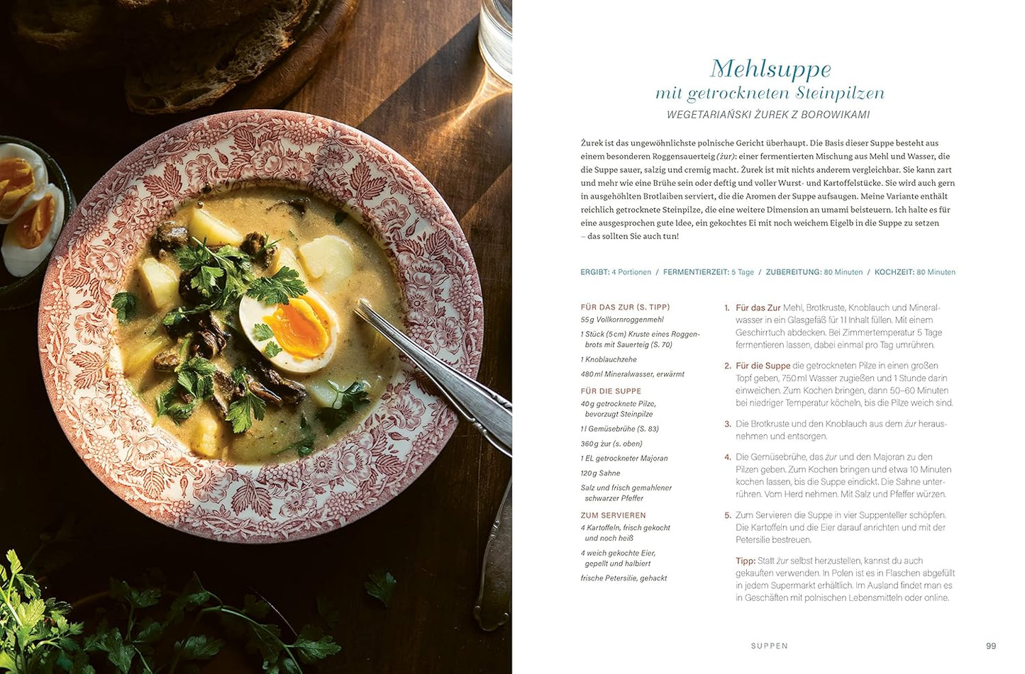 Polen vegetarisch.: Bigos, Piroggen & Co neu interpretiert. Polnisches Kochbuch mit vegetarischen Rezepten. Polnische Spezialitäten mal anders vom Frühstück bis Piroggen-Rezepte. 80 polnische Rezepte.