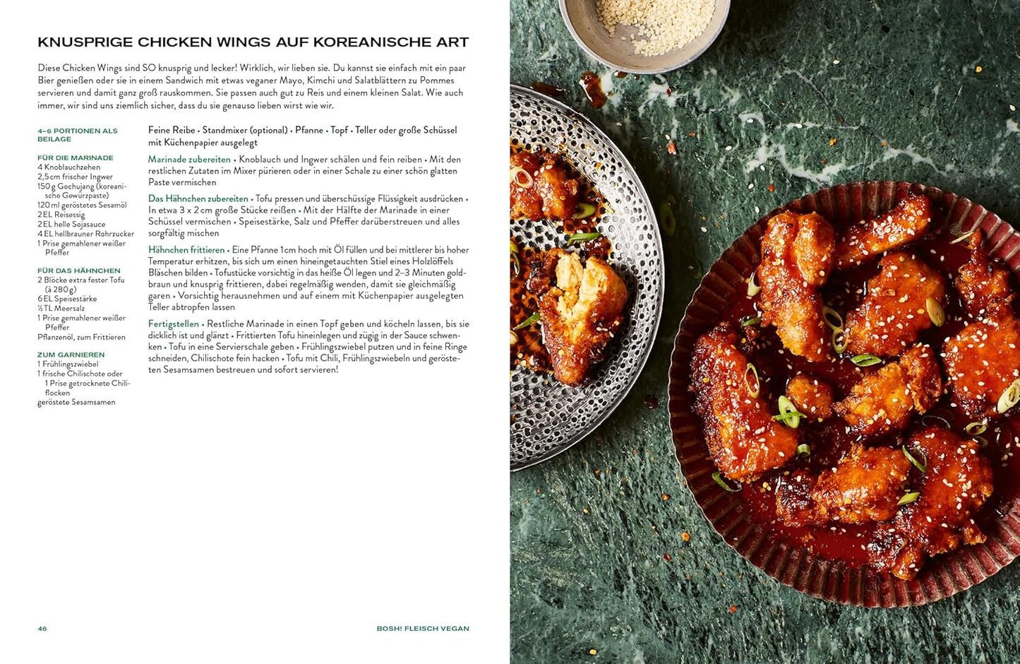 BOSH! Fleisch vegan – Fake your Meat!: Fleischersatz selbst herstellen mit über 100 Rezepten: Von Chicken Teriyaki bis BBQ Burger, Garnelen-Curry und vielem mehr!