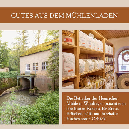 Das Mühlen-Backbuch: Mit Weizen, Dinkel und Urgetreidearten Brote, Brötchen und mehr backen