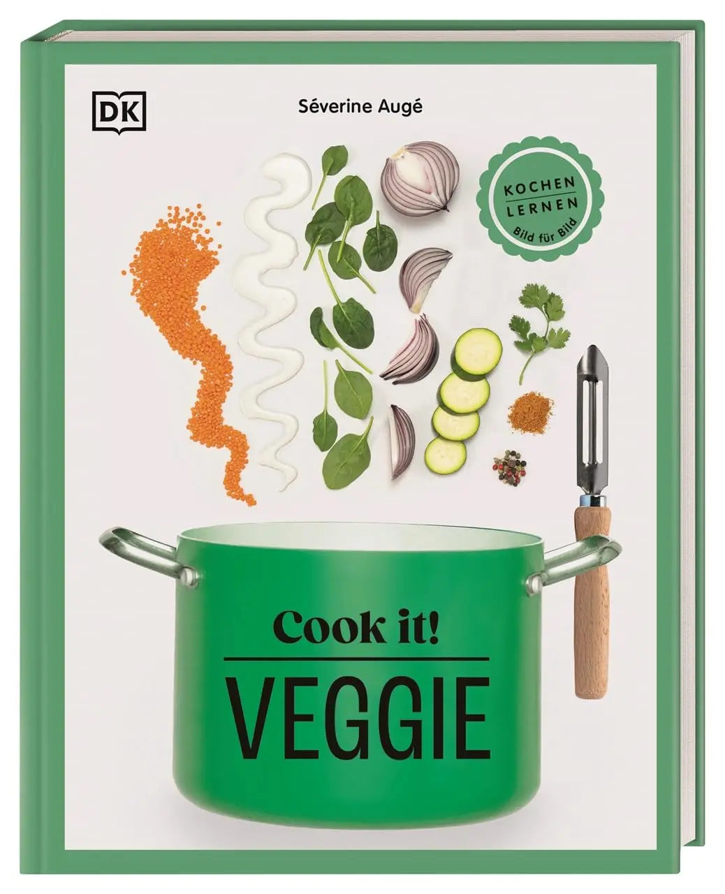 Cook it! Veggie: Kochen lernen Bild für Bild. Kochschule mit Step-by-Step-Bildern. Grundlagen, Techniken, 60 leckere Rezepte DK Verlag Dorling Kindersley
