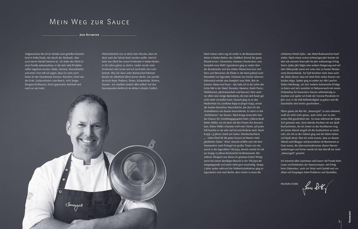 Saucen, Exzellente Rezepte, Grundlagen und Profiwissen. Über 100 Rezepte mit Gelinggarantie und Profi-Know-How von "Saucengott" Jens Rittmeyer